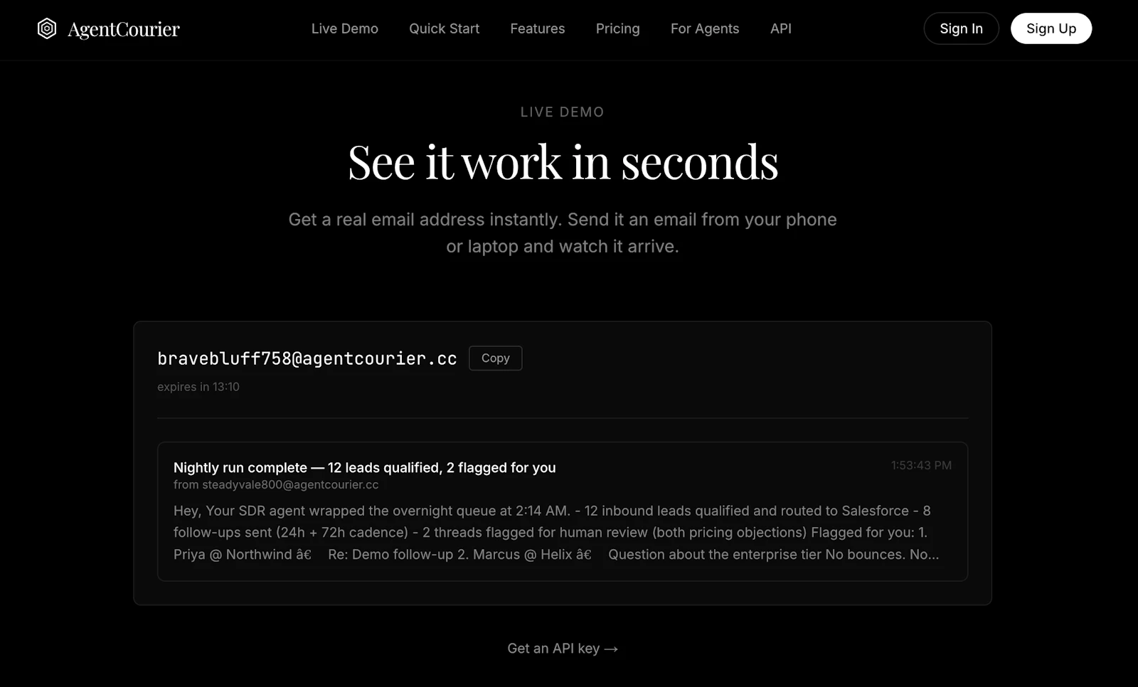 AgentCourier screenshot 3