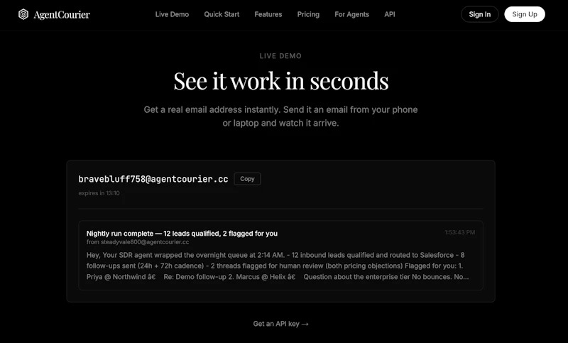 AgentCourier screenshot 3