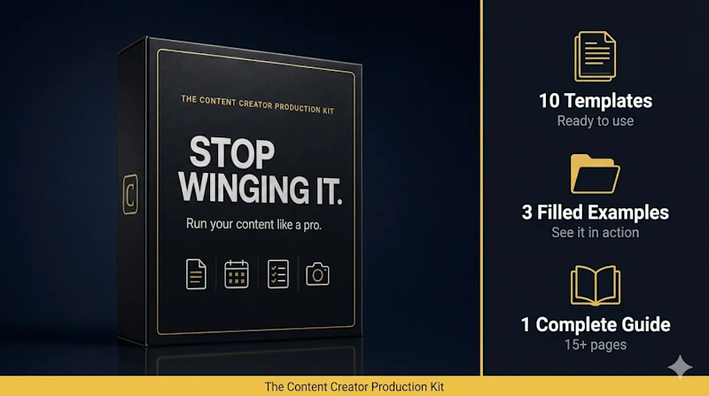The Content Creator Production Kit screenshot 1