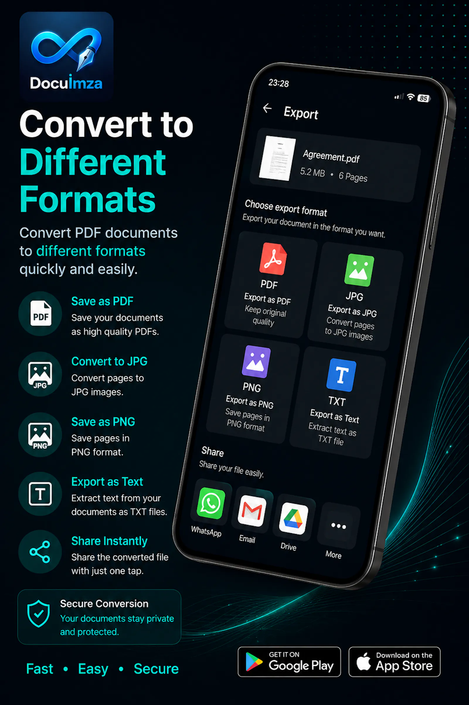 PDF Scanner : DocuImza screenshot 1