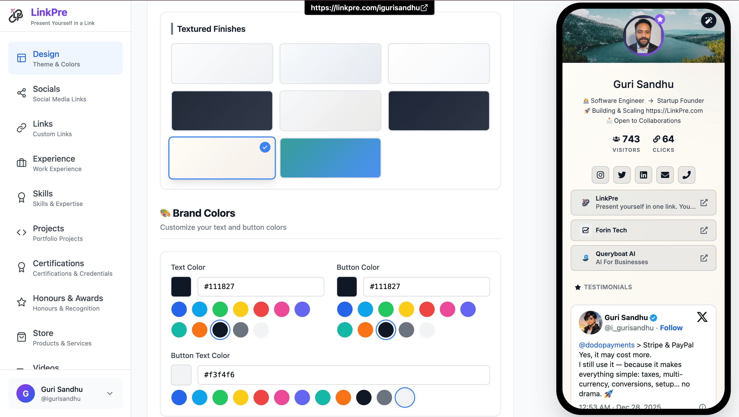 LinkPre - Screenshot 5 showing product features and functionality