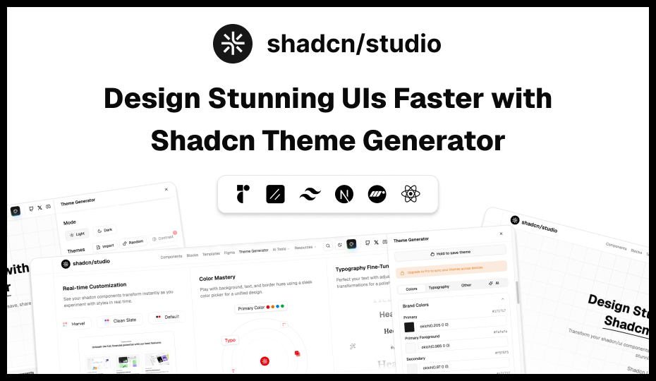 Média Shadcn / studio - Construisez des UIS futuristes à la vitesse de la chaîne avec des outils AI⚡️ 4