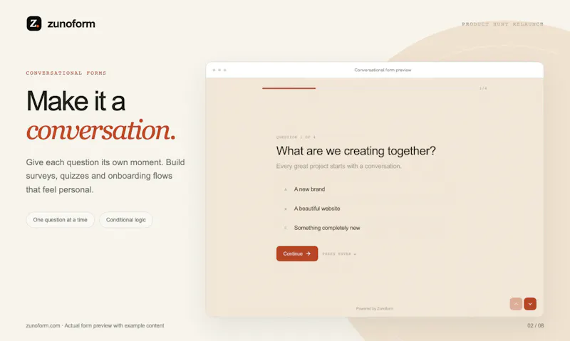 Zunoform screenshot 4