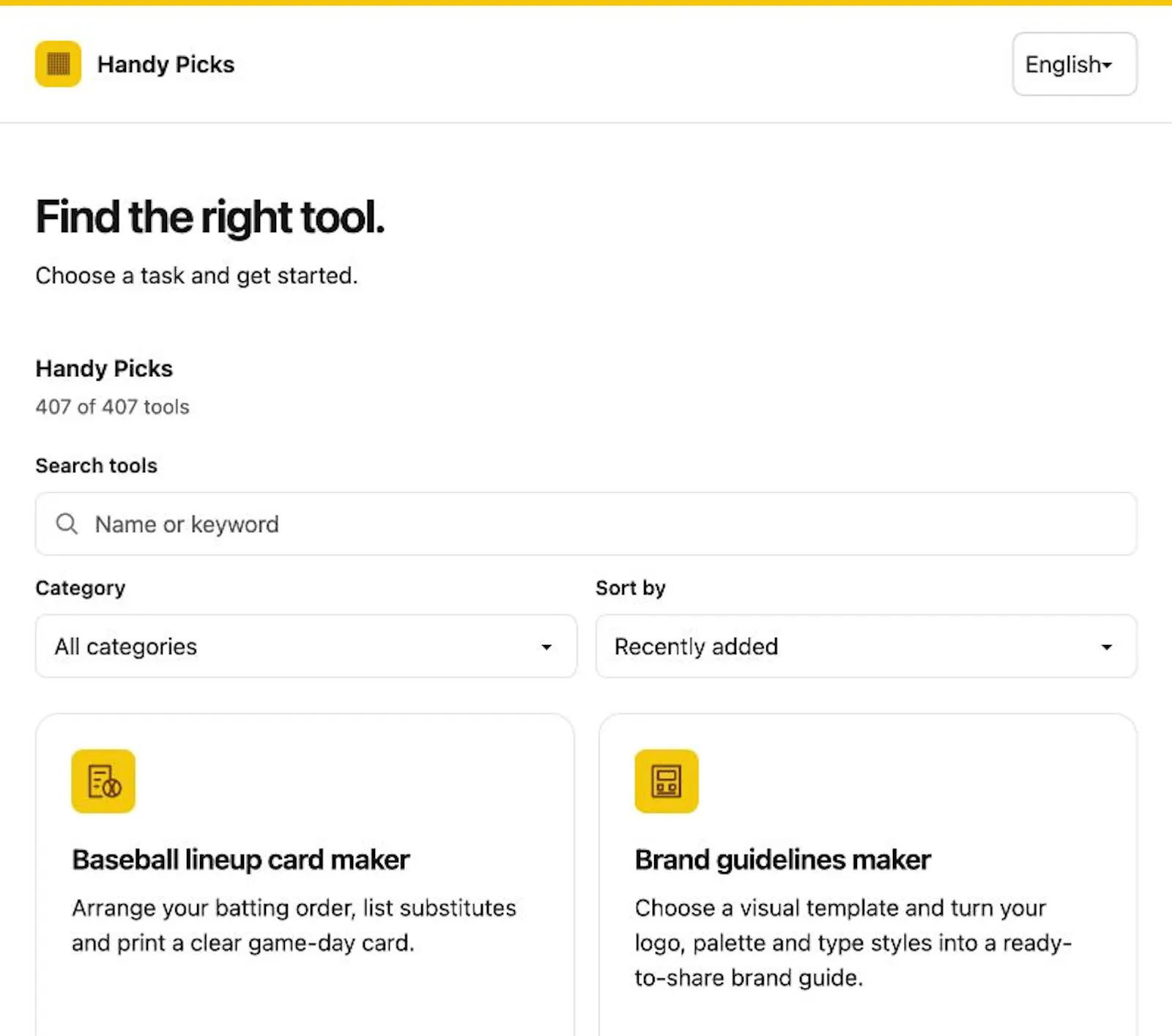 Handy Picks screenshot 2