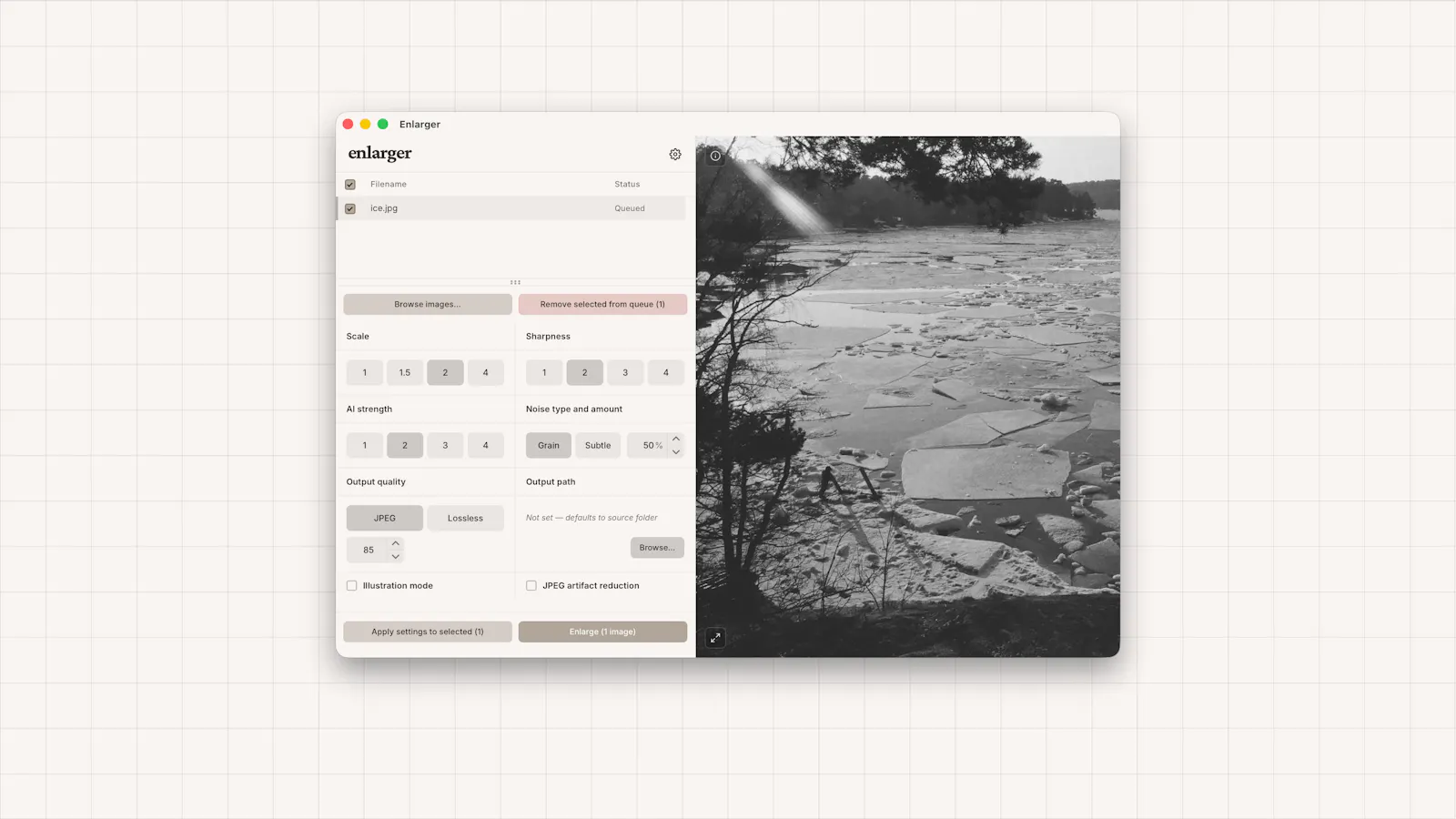 Enlarger screenshot 2