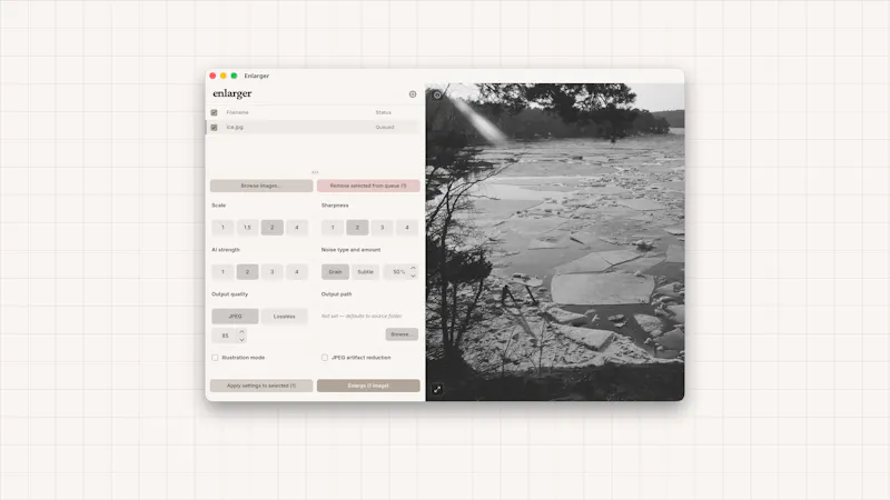 Enlarger screenshot 2