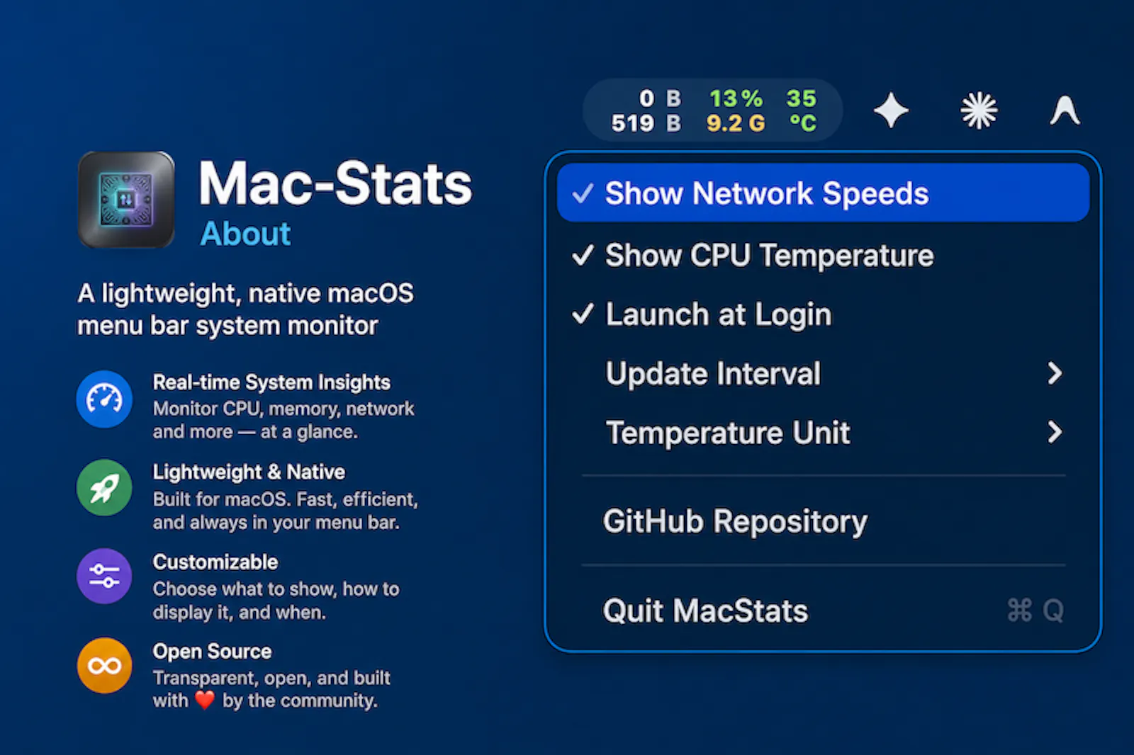 MacStats screenshot 1