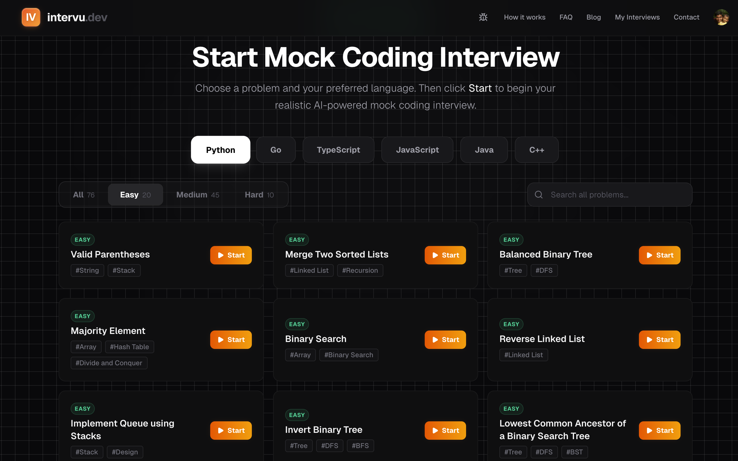intervu.dev gallery image