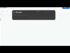 Google Apps Script Copilot gallery image