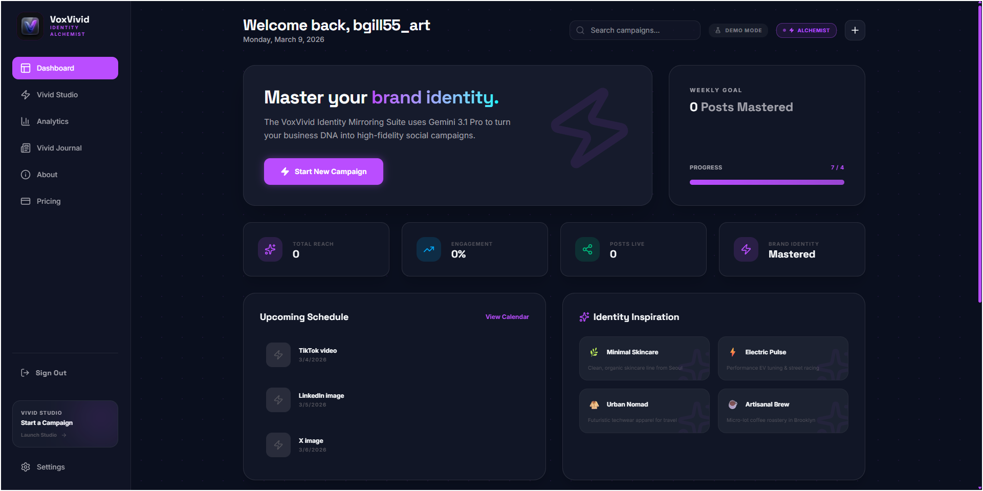 VoxVivid - Main product screenshot demonstrating key features and user interface