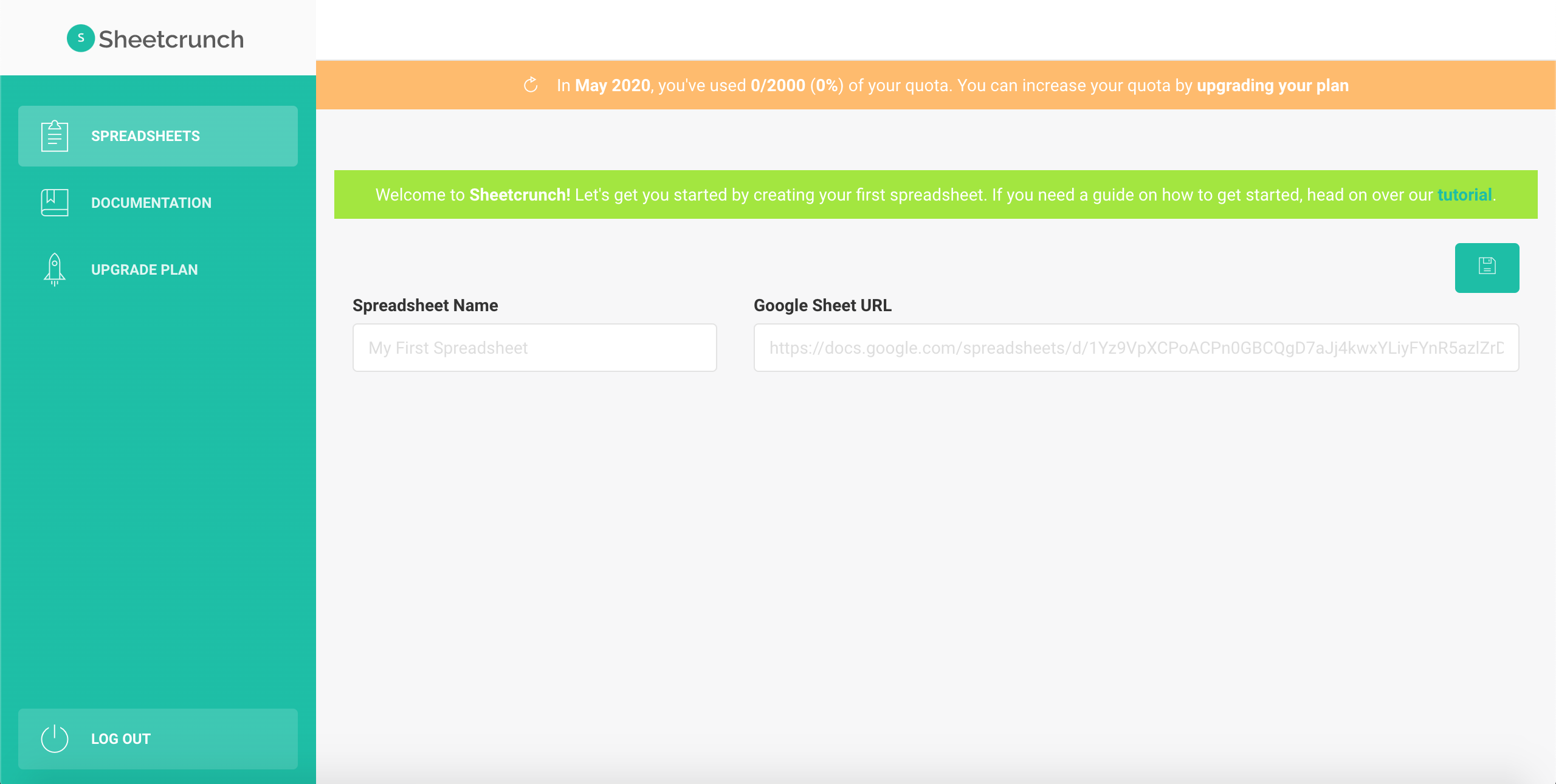 Sheetcrunch gallery image