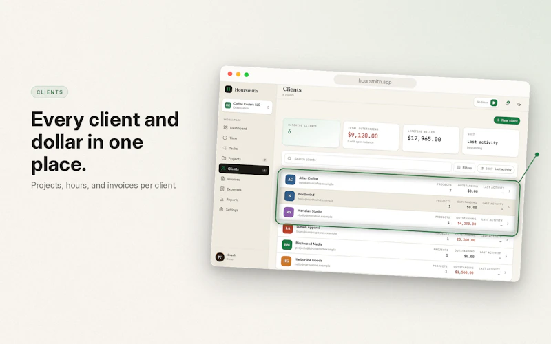 Hoursmith screenshot 6