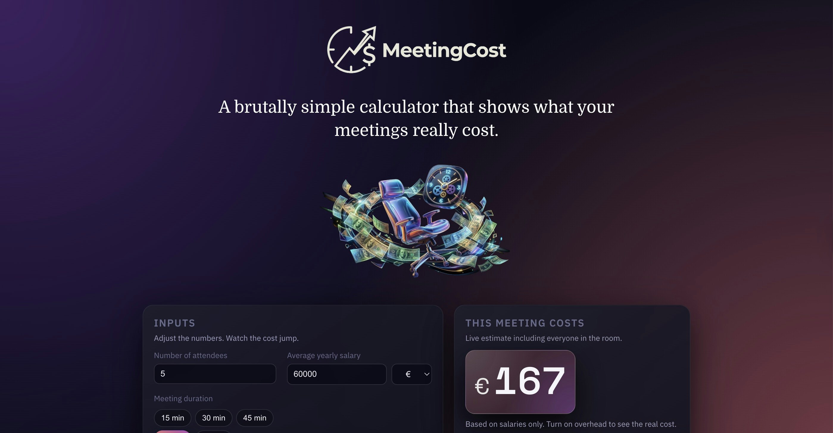 MeetingCost gallery image