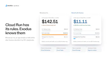 Exodus for Google Cloud Run gallery image