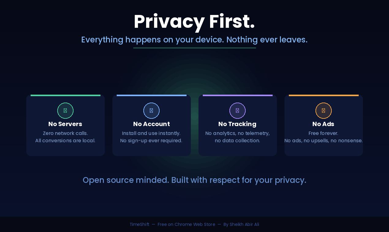 TimeShift - Instant Timezone Converter - Screenshot 3 showing product features and functionality