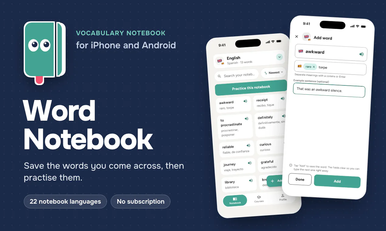 Word Notebook gallery image