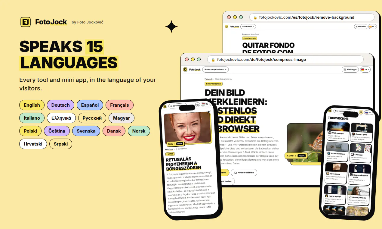 FotoJock: Portrait Retouch & 100+ Tools gallery image