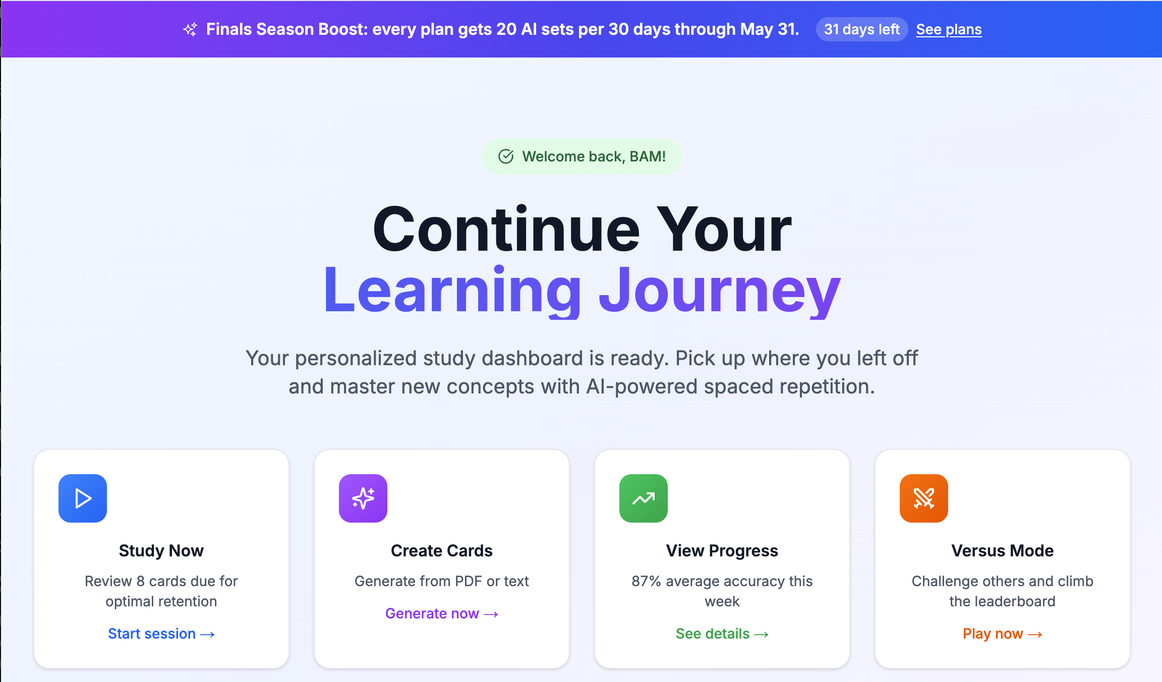 FlashLearnAI-Flashcards & Spaced Recall gallery image
