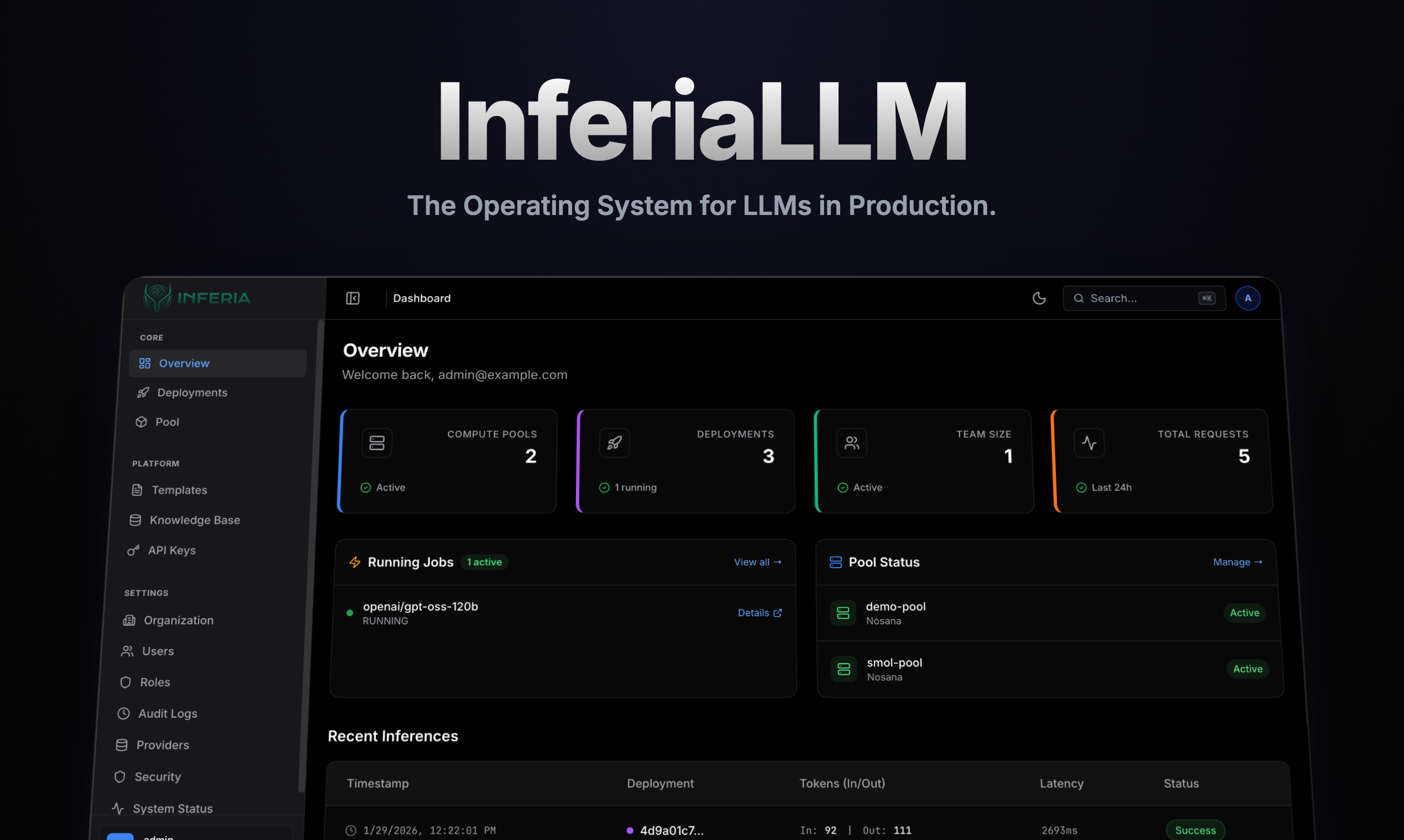 InferiaLLM gallery image