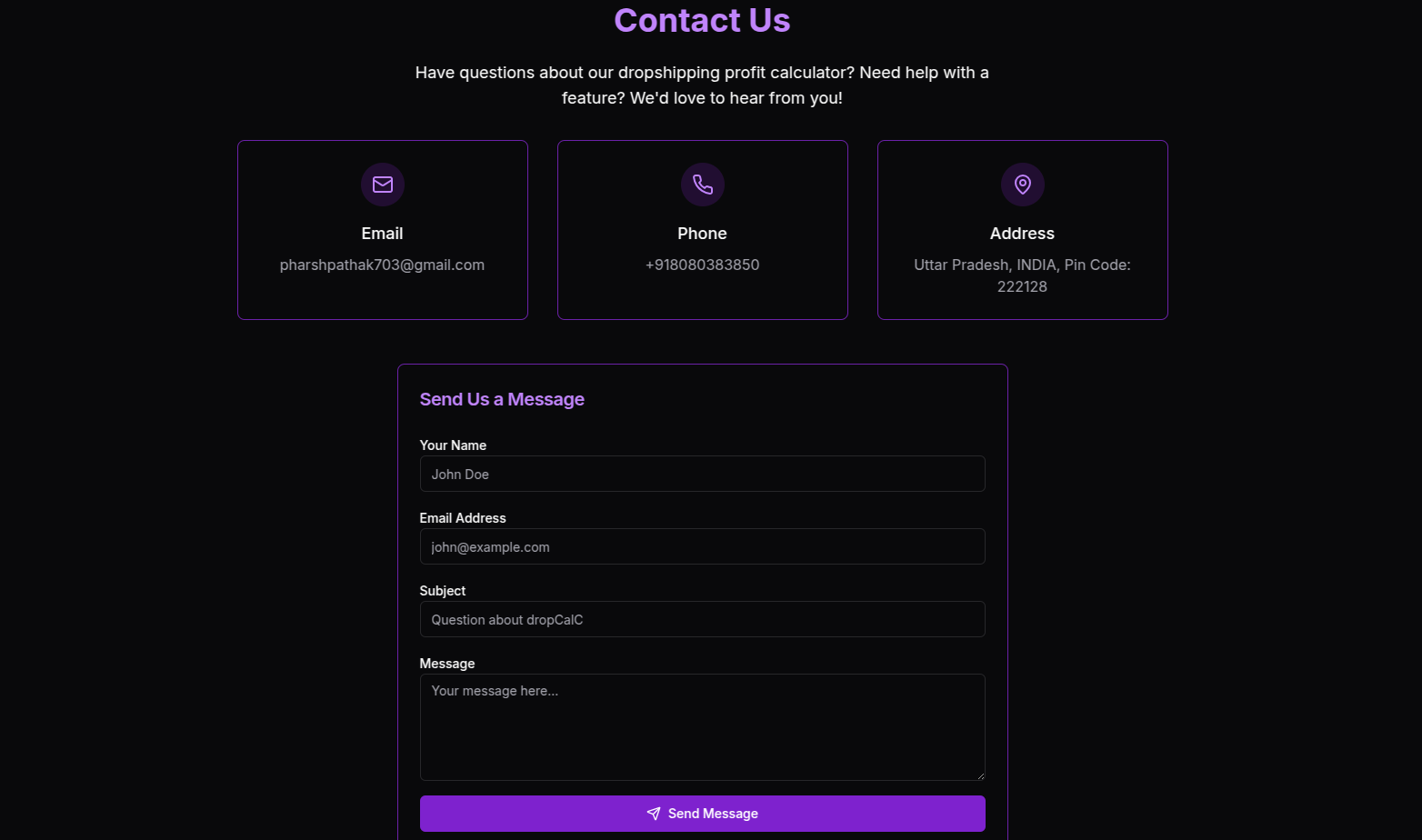 Calculatrice de bénéfices de dropshipping media 6