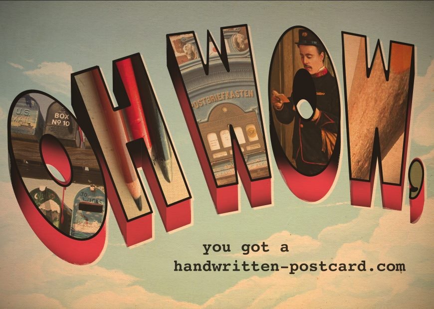 Handwritten Postcard