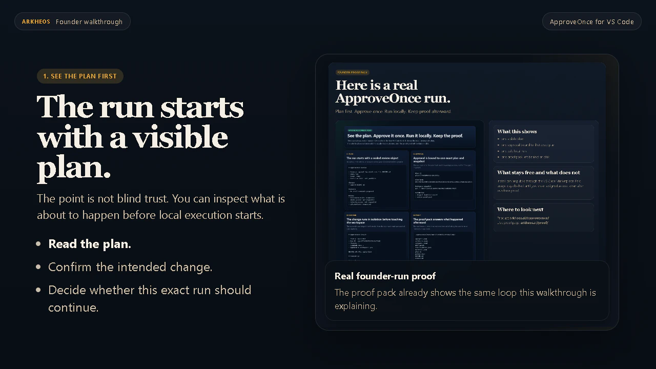 ApproveOnce for VS Code logo