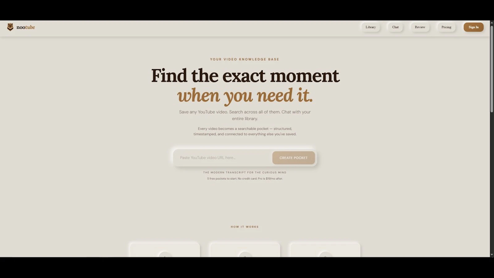 NooTube  screenshot 1 (video preview)