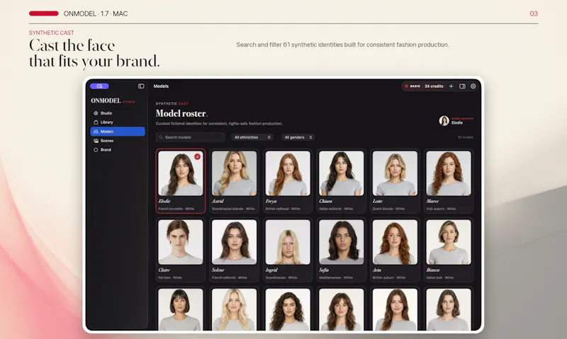 ONMODEL screenshot 4