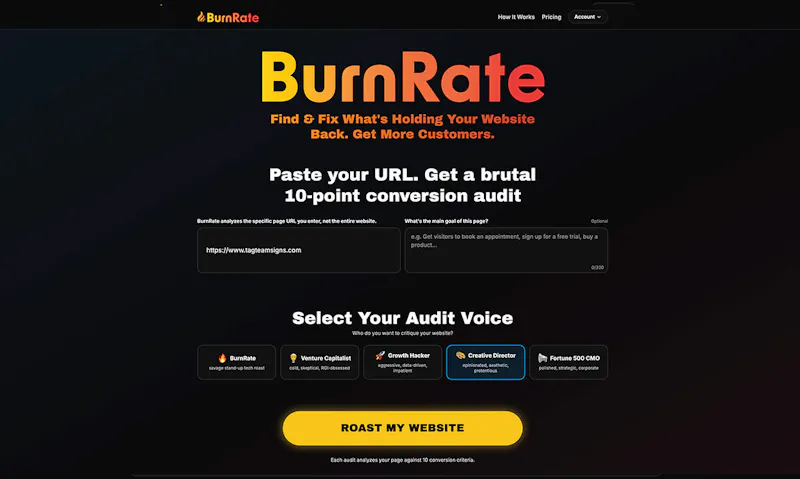 BurnRate screenshot 1