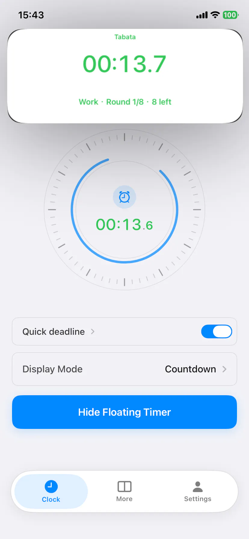 Float Clock gallery image