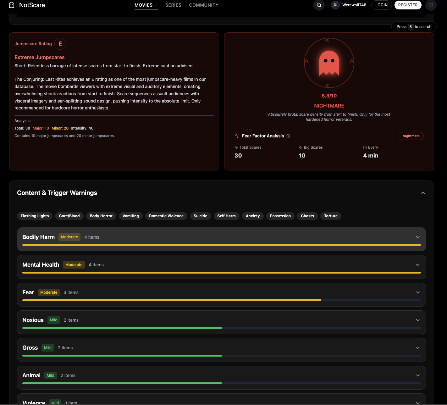 notscare.me - Main product screenshot demonstrating key features and user interface