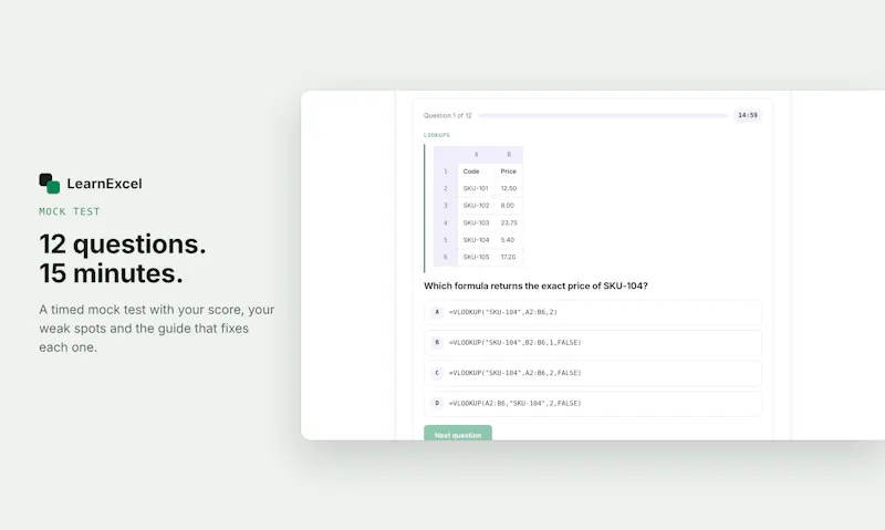 LearnExcel screenshot 5