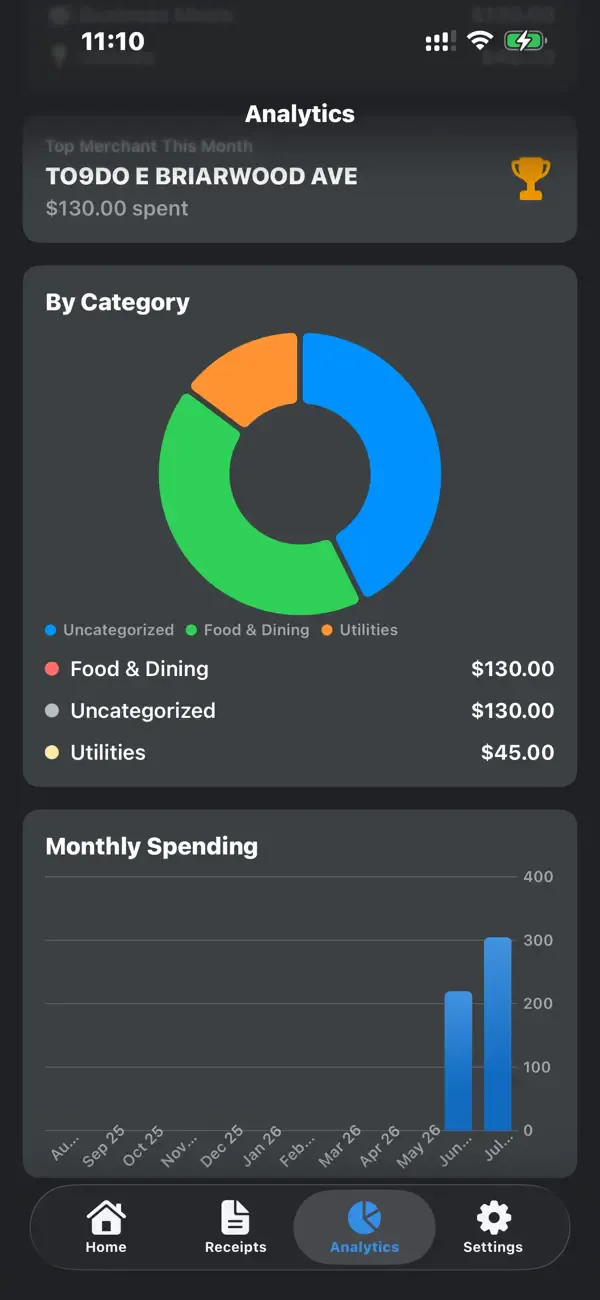 Receipt Keeper screenshot