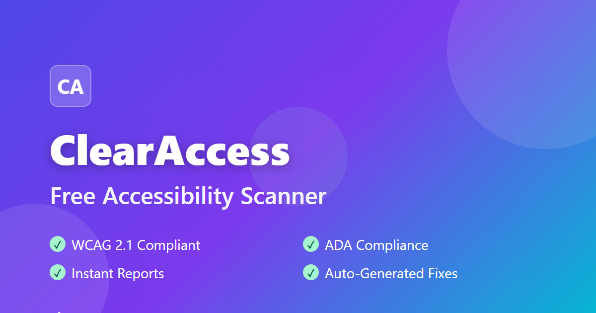 ClearAccess gallery image