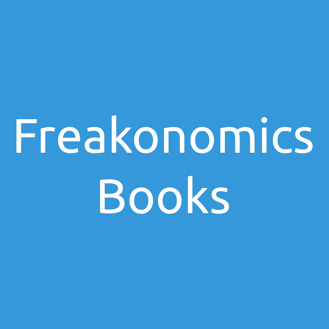 Freakonomics books list logo