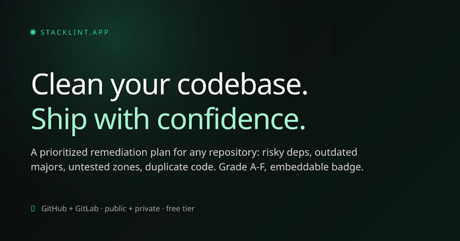 StackLint screenshot 1