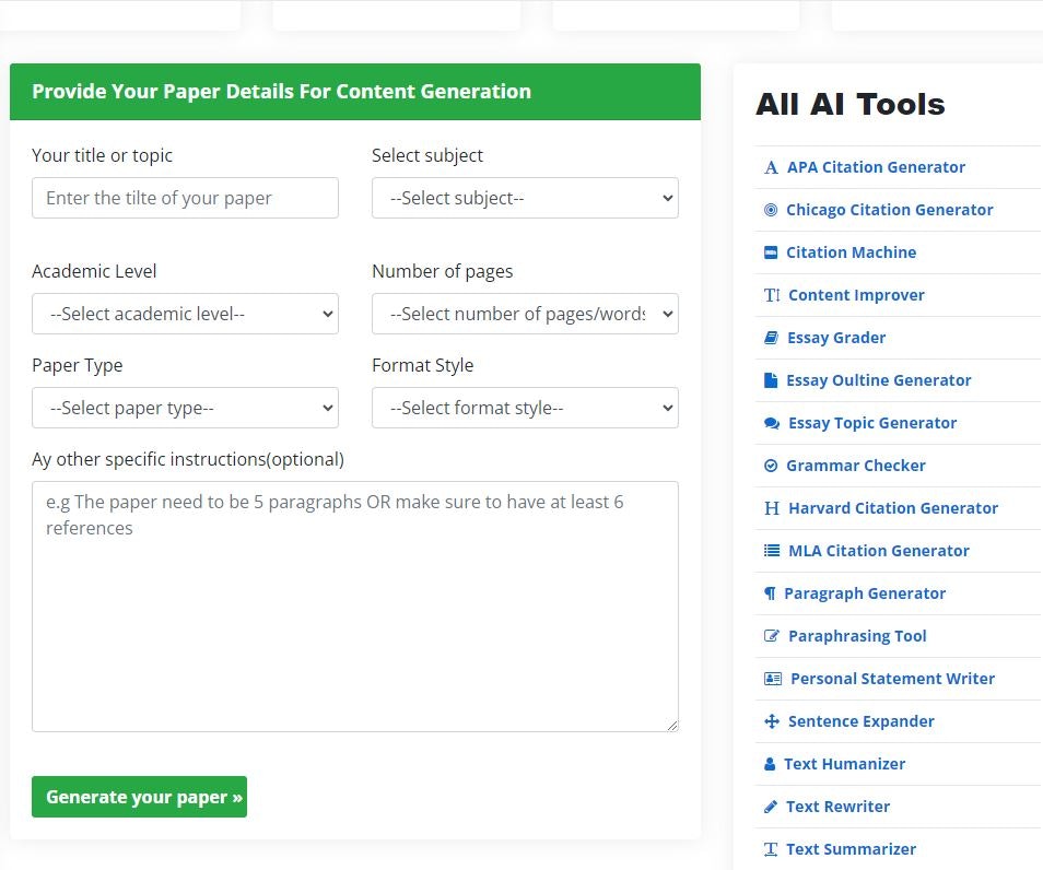 AI Essay Writer gallery image