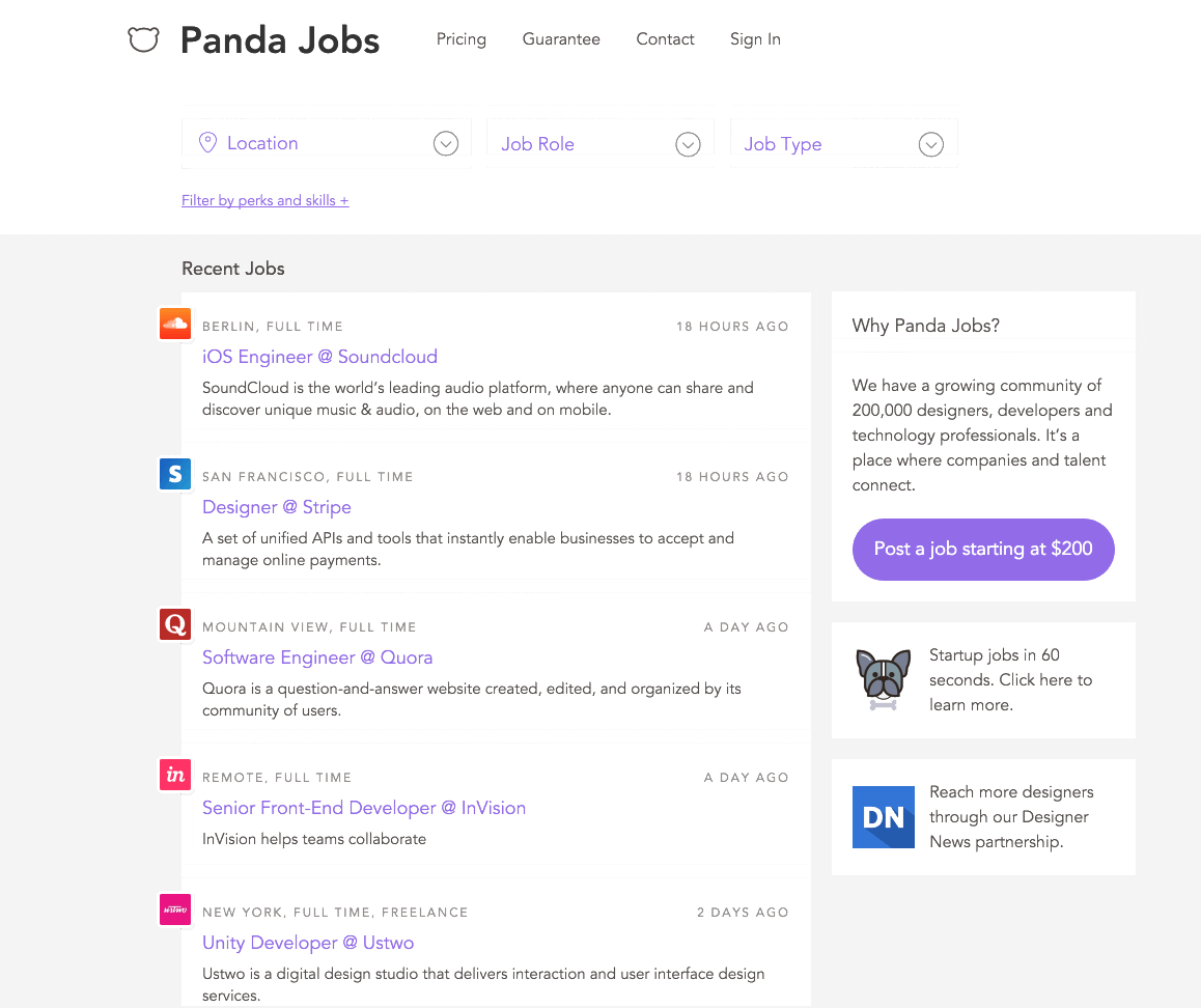 Panda Job Board media 1