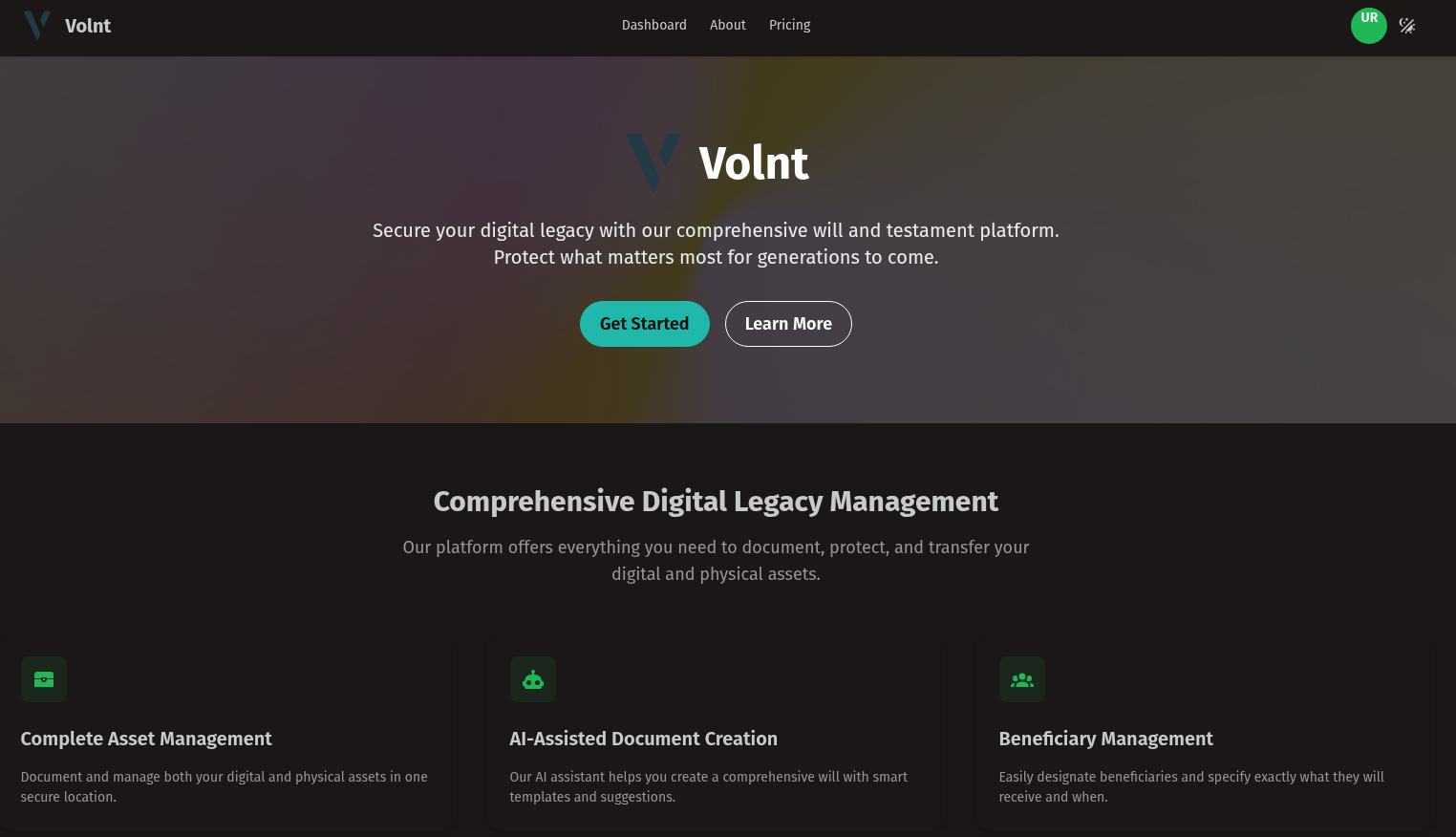 volnt - AI Will/Testament Creator 미디어 1