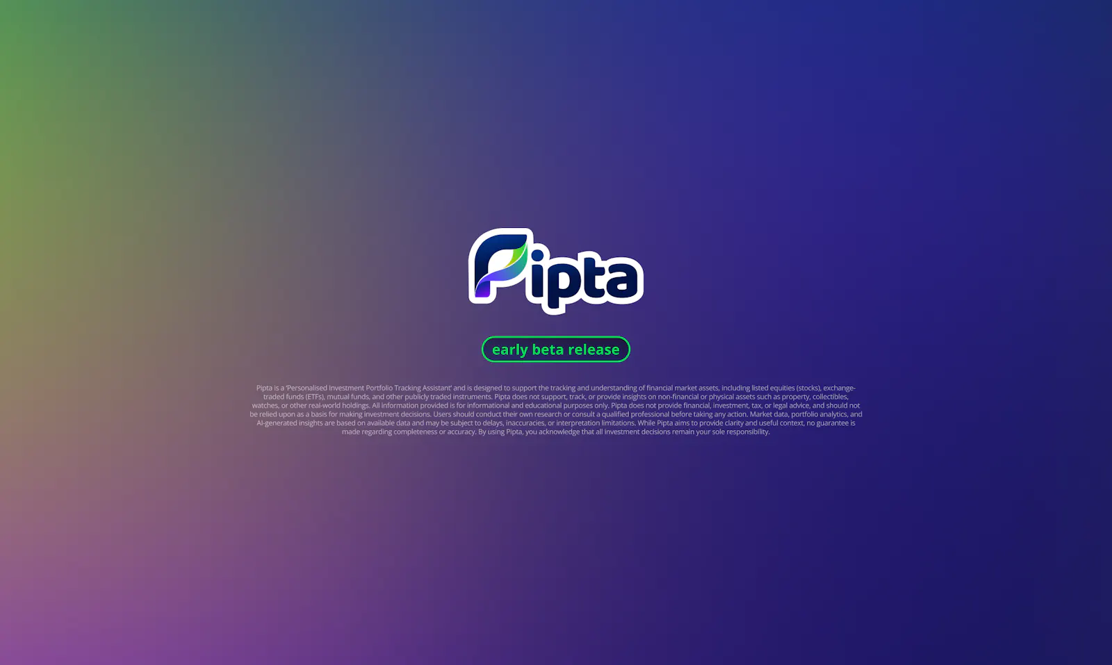 Pipta, an AI-powered Portfolio Tracker screenshot 6