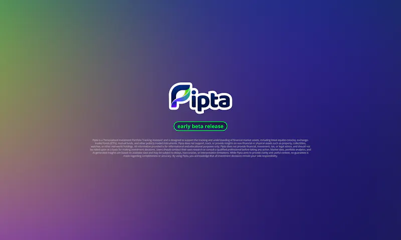 Pipta, an AI-powered Portfolio Tracker screenshot 6