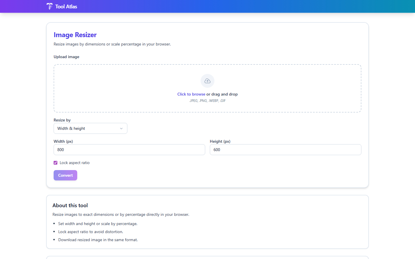 Tool Atlas: Free Online Toolbox gallery image
