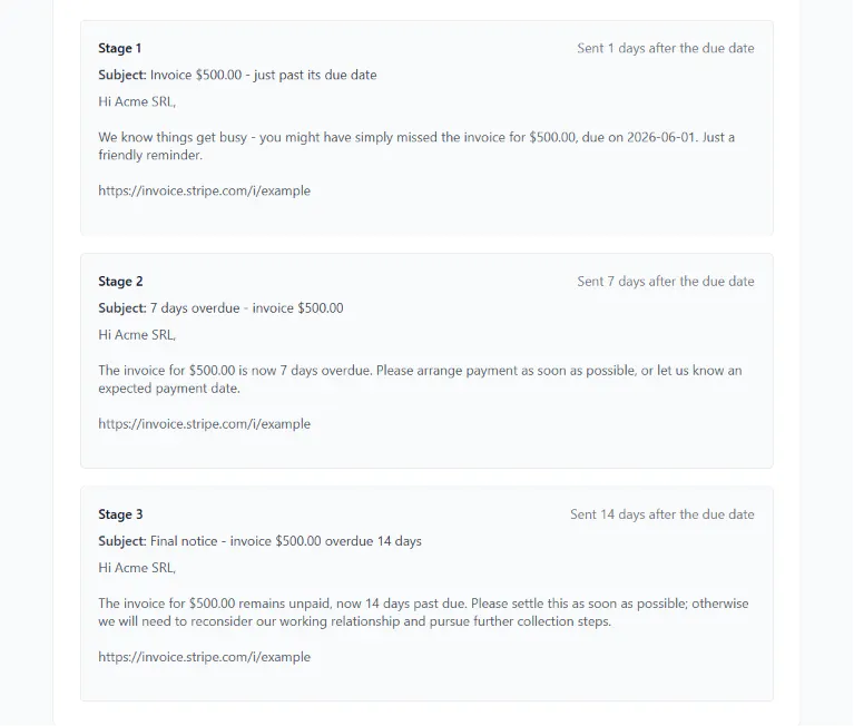 Follow-up Invoices gallery image