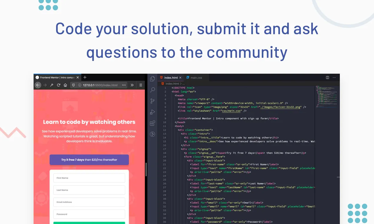 Frontend Mentor: Improve your coding skills by building real projects ...