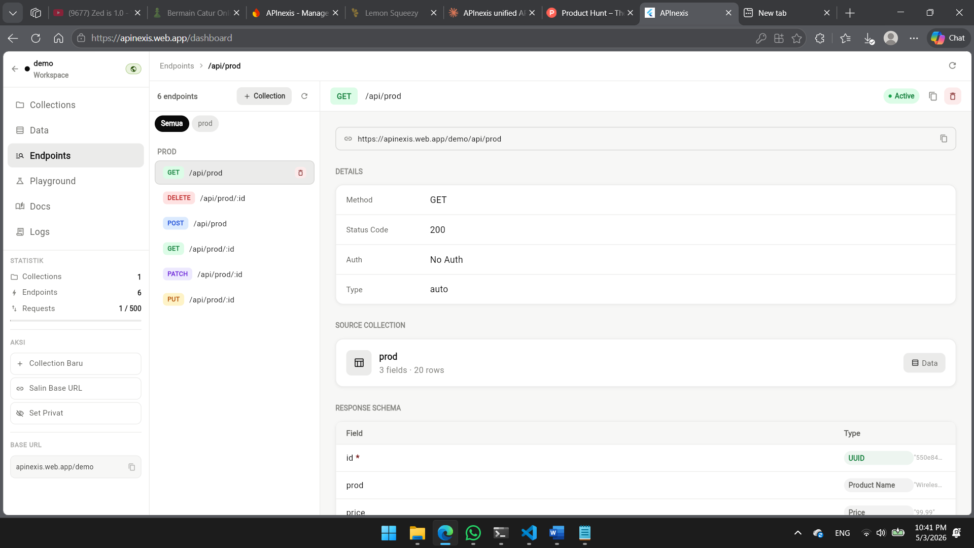 APInexis — Mock API Platform gallery image