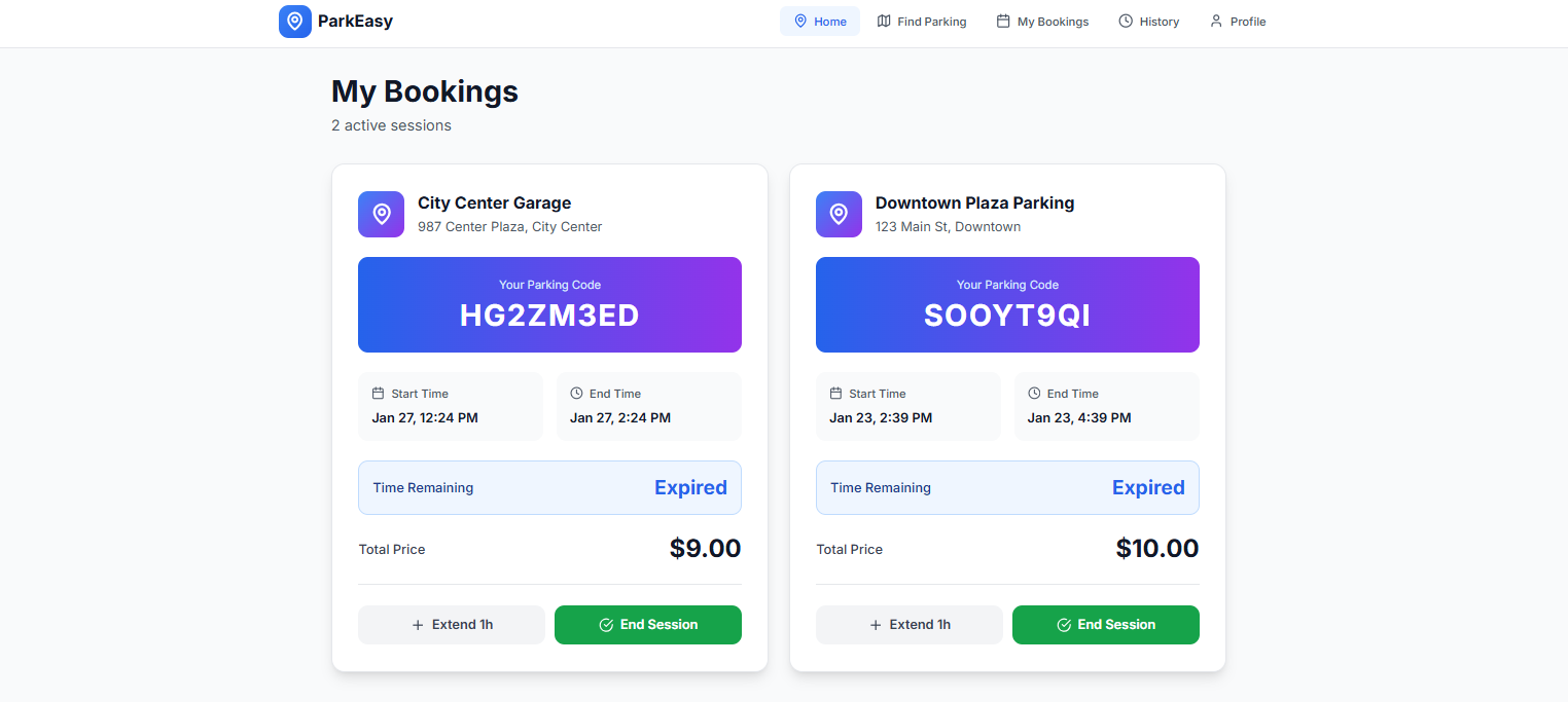 Car Parking App - Screenshot 2 showing product features and functionality