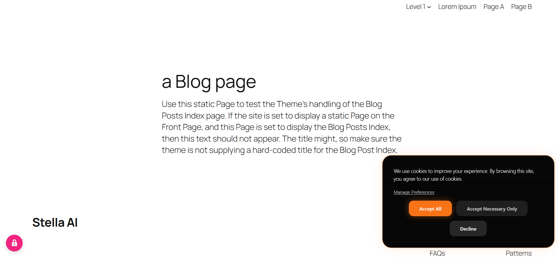 Stella Cookies: Wordpress Cookies Plugin gallery image