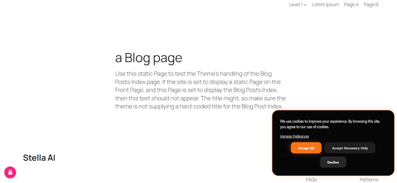 Stella Cookies: Wordpress Cookies Plugin screenshot 5