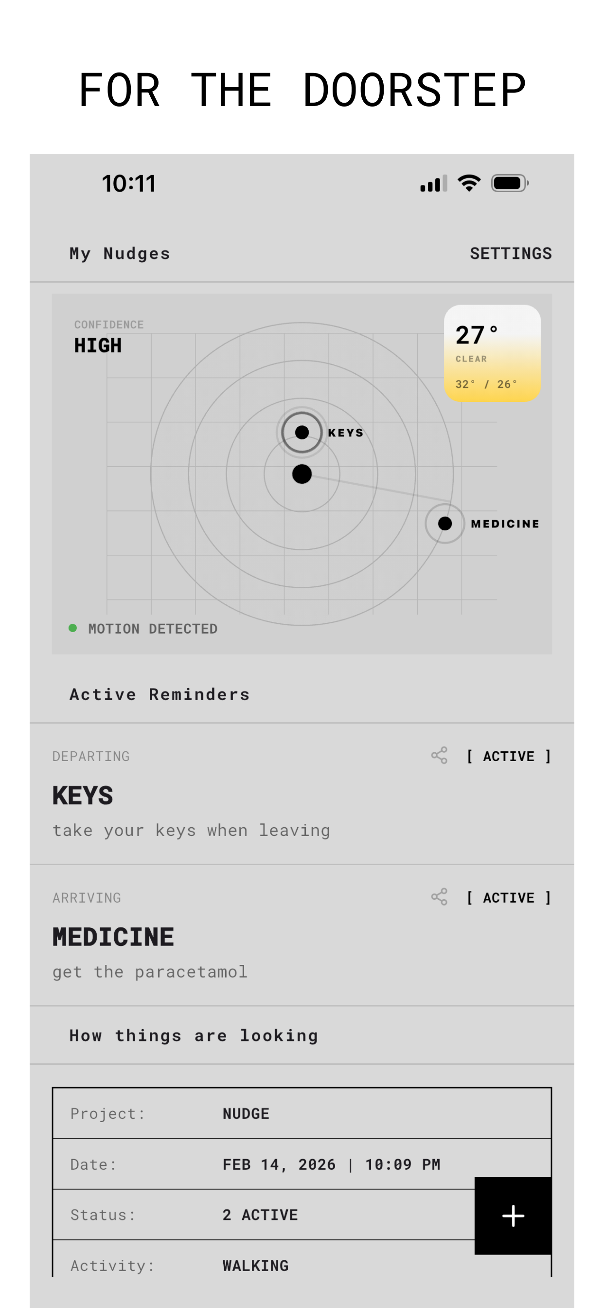 Nudge - Main product screenshot demonstrating key features and user interface