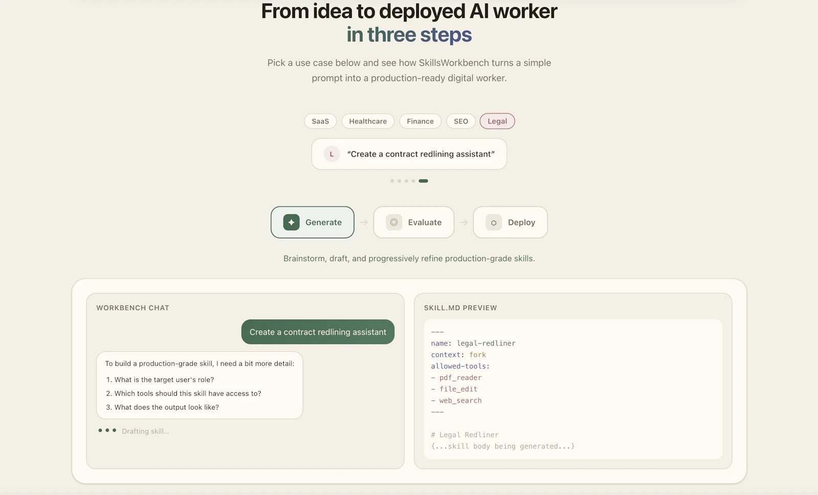 AI Skills Workbench screenshot 3